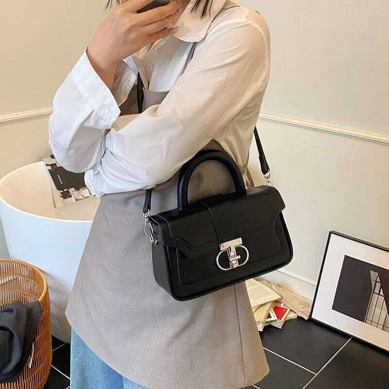 Popular Ladies Handbag Leather Shoulder Messenger Bag By Brand Famous Designer Elegant