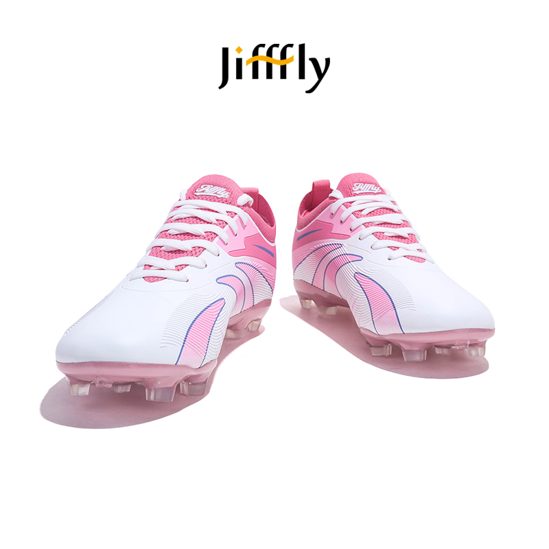 Jifffly Men's FG Long Spike Trainer Soccer Shoes for Youth Sports