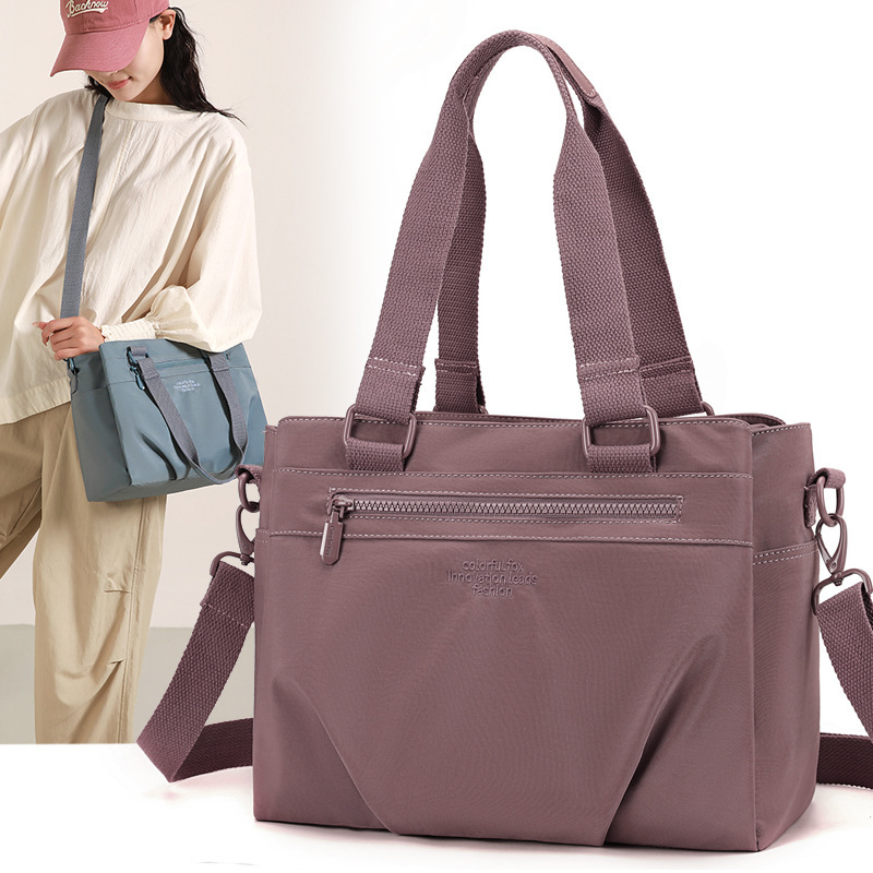 Colorful Fox Crossbody 2025 New Women's Shoulder Multi-layer Handbag Large Capacity Tote Bag ddmymoon