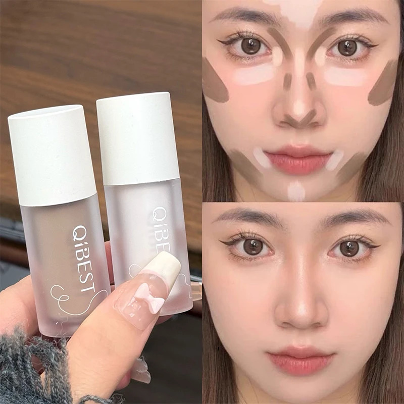 Beige White Concealer Matte Face Highlight Stick Waterproof Three-dimensional Face Brighten Natural Contouring Stick Makeup 250730