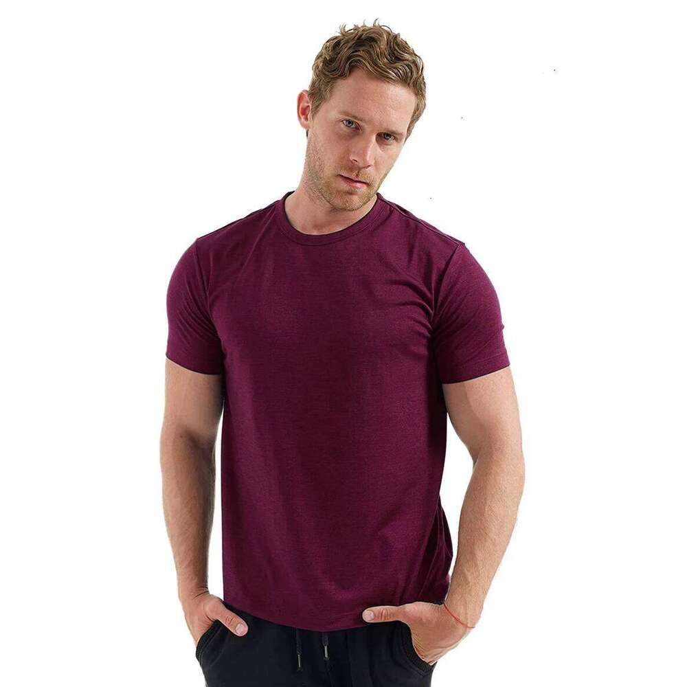 100% Men T Base Layer Merino Wool Shirt Soft Wicking Breathable Anti-Odor No-itch USA Size