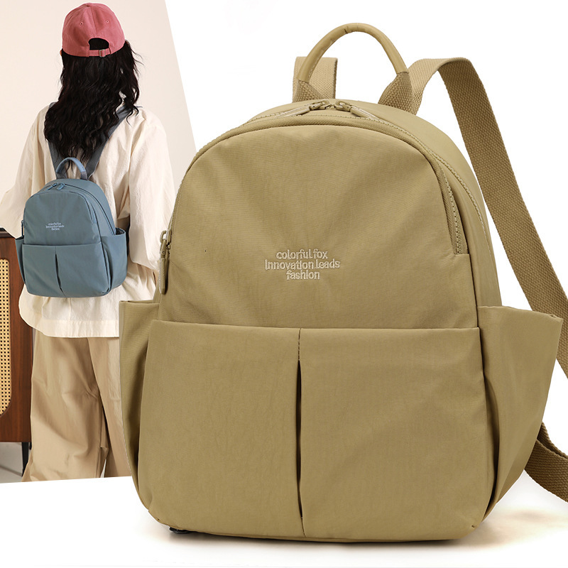 Colorful Fox Lightweight Women Large Capacity Casual fashion Travel School Bag Outdoor Oxford Cloth Backpack ddmymoon