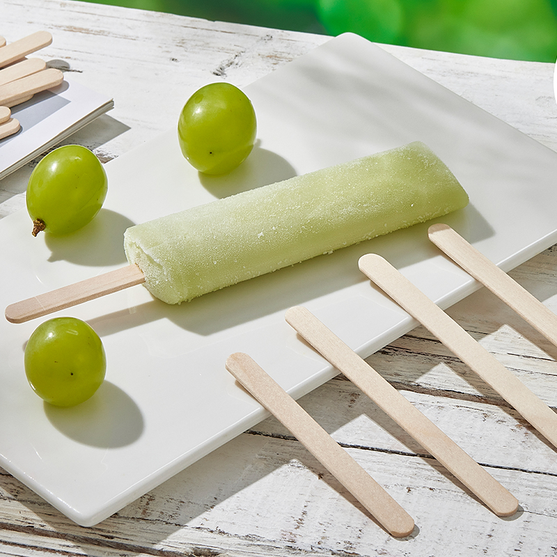 Ice cream sticks Durable Wood Popsicle Sticks: Perfect Toolset for Kids' Activities natural wood-Multiple specifications to choose from