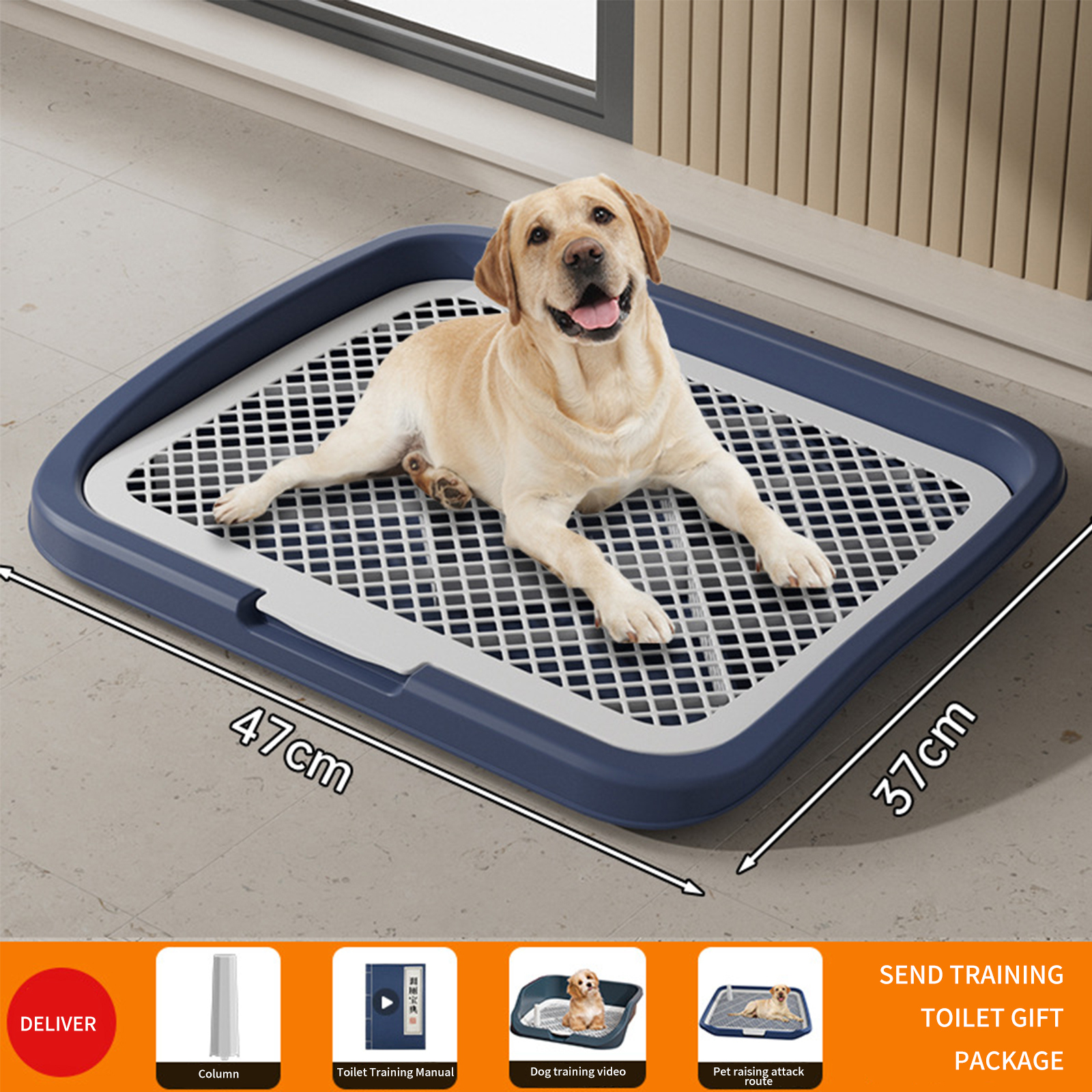 Dog toilet oversized small medium large dog flat high fence splash proof dog urinal delivery column manufacturer wholesale