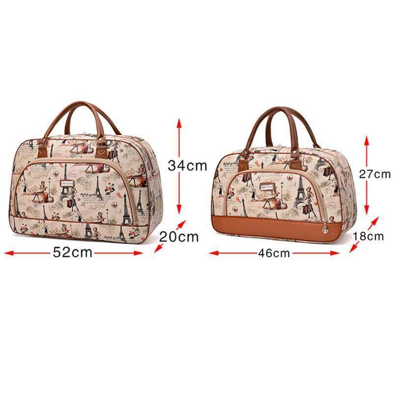 2025 luxury bagdesigner bag Fashion Cartoon Print Bags For Women Large Handbag Men Weekend Multifunctional Duffle Shoulder Travel Bag