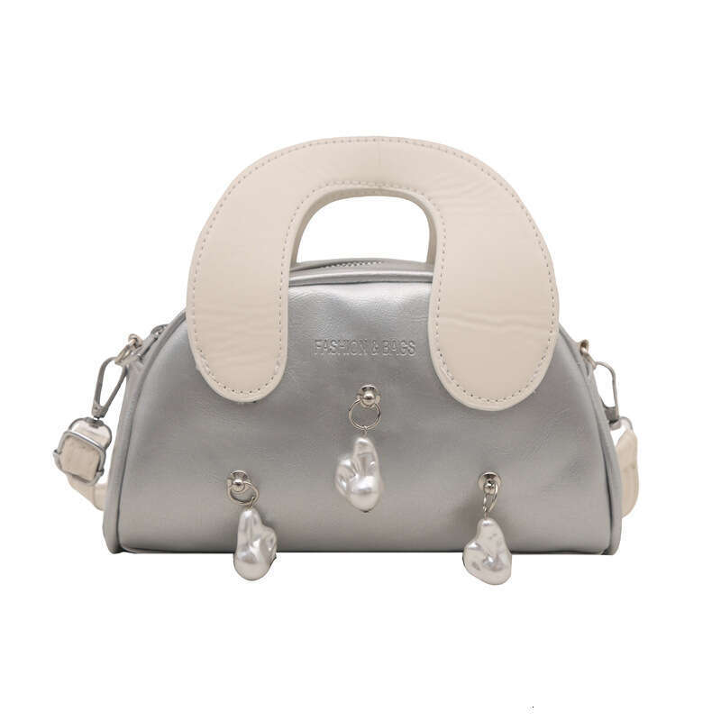 Single Niche Design Shoulder Handbag for Women Summer 2025 New High-end Versatile Crossbody Color-blocking Shell Bag