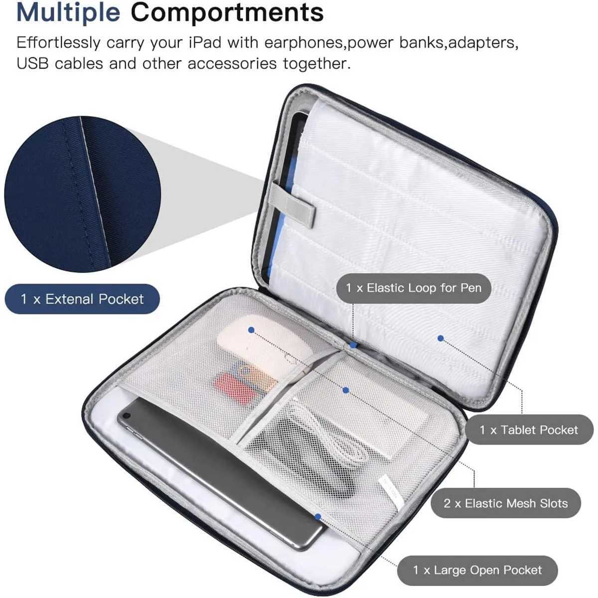 15-inch Laptop Sleeve Bag for MacBook Air 13 Notebook Book Pro 13 14 16-inch M1 M2 M3 M4 Waterproof Zipper Portable Bag y250730