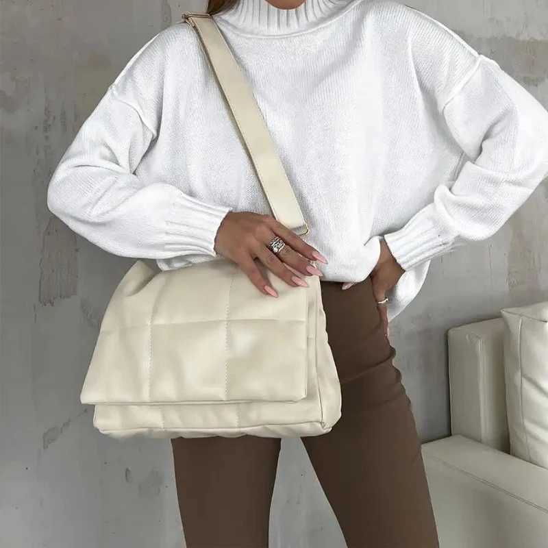 2023 Wens Padded Shoulder Bag Luxury Soft PU Leather Crossbody Bags for Women Luxury Designer Ladies Cute Purses and Handbags Y250730