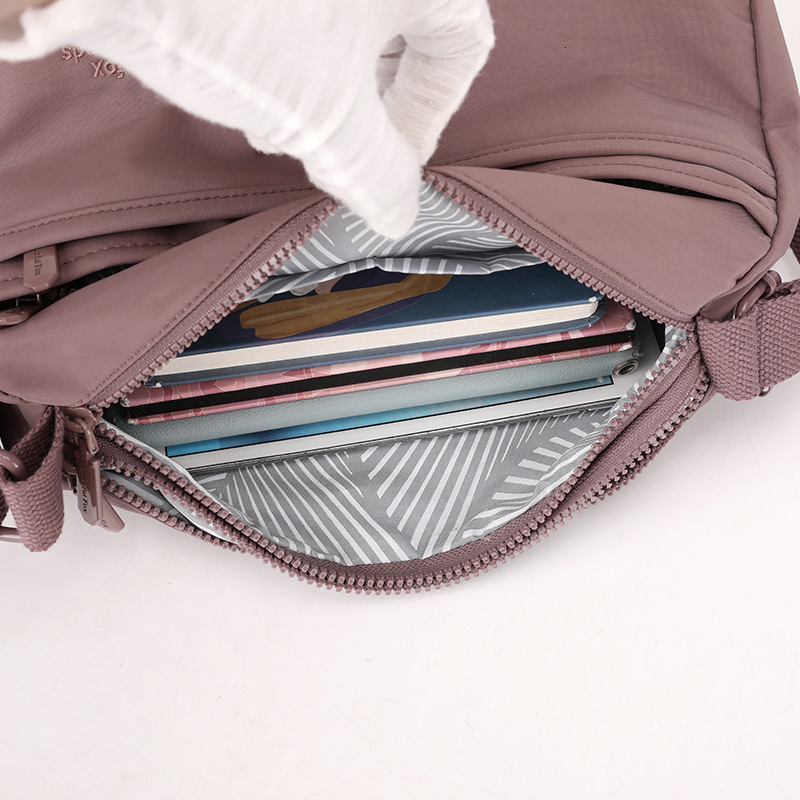 Colorful Fox New Single Shoulder Small Square Summer Lightweight Nylon Large Capacity Women's Crossbody Bag ddmymoon