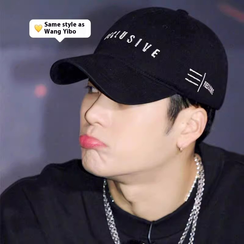 Embroidered Baseball Cap - Adjustable Cotton Dad Hat, 3 Colors (Pink/White/Black) Unisex Streetwear Cap for Men Women