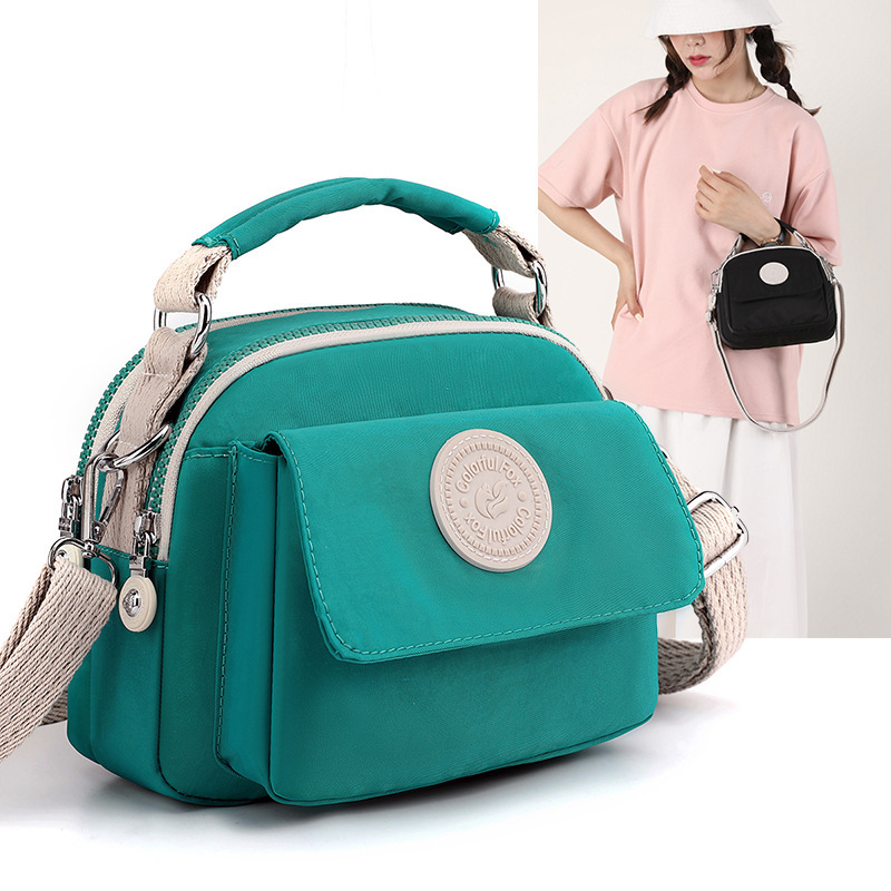 New Women's Fashion Trend Crossbody Simple Water-Resistant Bag Lipstick Coin Portable Handbag ddmymoon