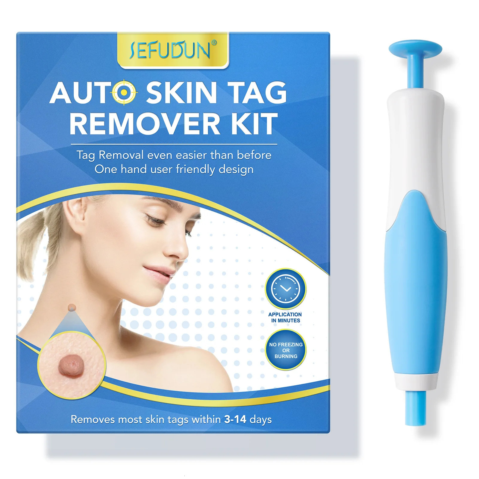 2 IN 1 Auto Skin Tag r Kit Micro Skin Tag Removal Device Adult Mole Stain Wart r Face Care Beauty Tools Drop 250726