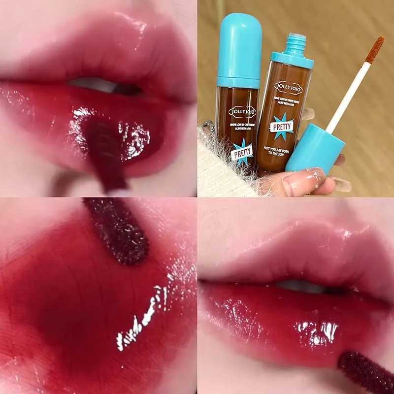 JOLLY JOJO Mirror-Like Watery Lip Gloss Transfer-Proof Glass Lip Oil Brightening Lip Stain for All-Day Shine Flawless Tint Makeup G250728