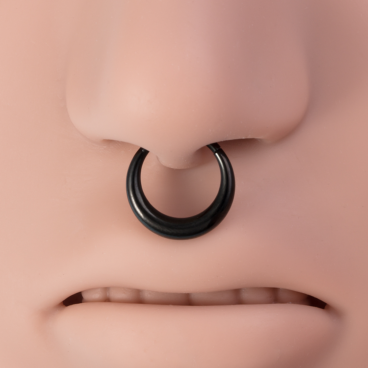 Stainless steel thickened hinge ring, nose ring, earring, body piercing jewelry wholesale