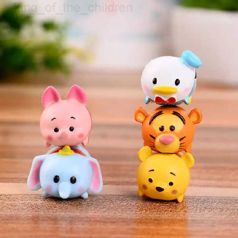 Disney Genuine Disney 14pcs Tsum Mini Bean Figure Kawaii Rebell Doll Bulk Cute Figurines Mickey Minnie Series Gifts For Kids Toys W250730