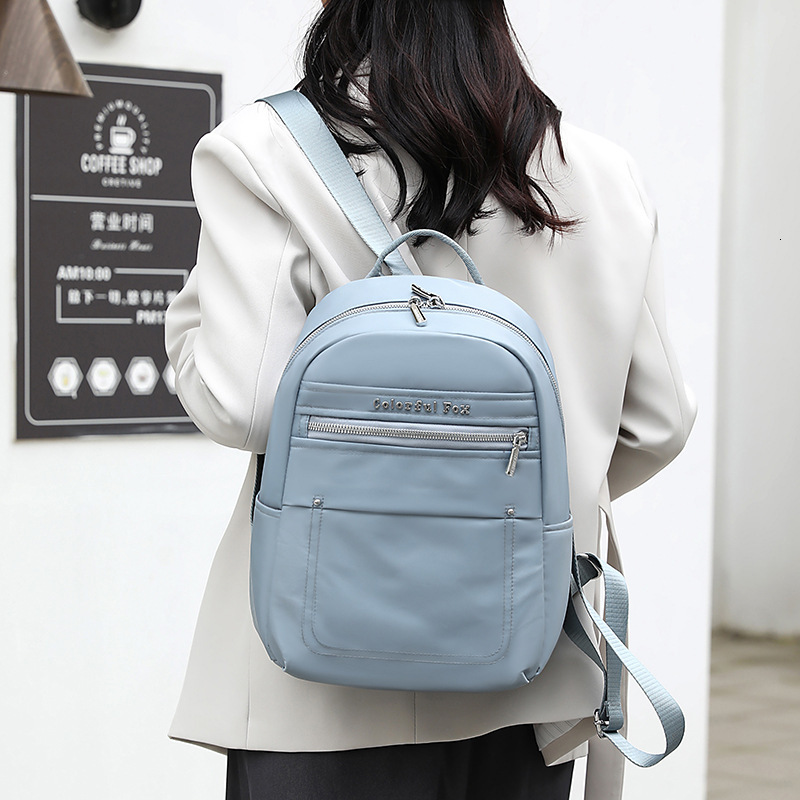 Colorful Fox New Women's Korean Style Fashion Trend Large Capacity Backpack Wear-resistant Student School Bag ddmymoon