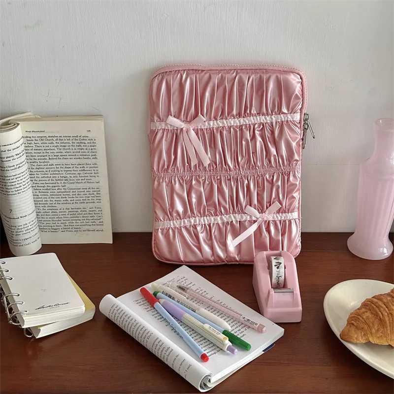 13.3/14/15/15.6 Inch Cute Bow Laptop Sleeve for Book Xiaomi Dell Notebook Soft Case iPad 10.5/10.9/11 Sleeve Pouch y250730