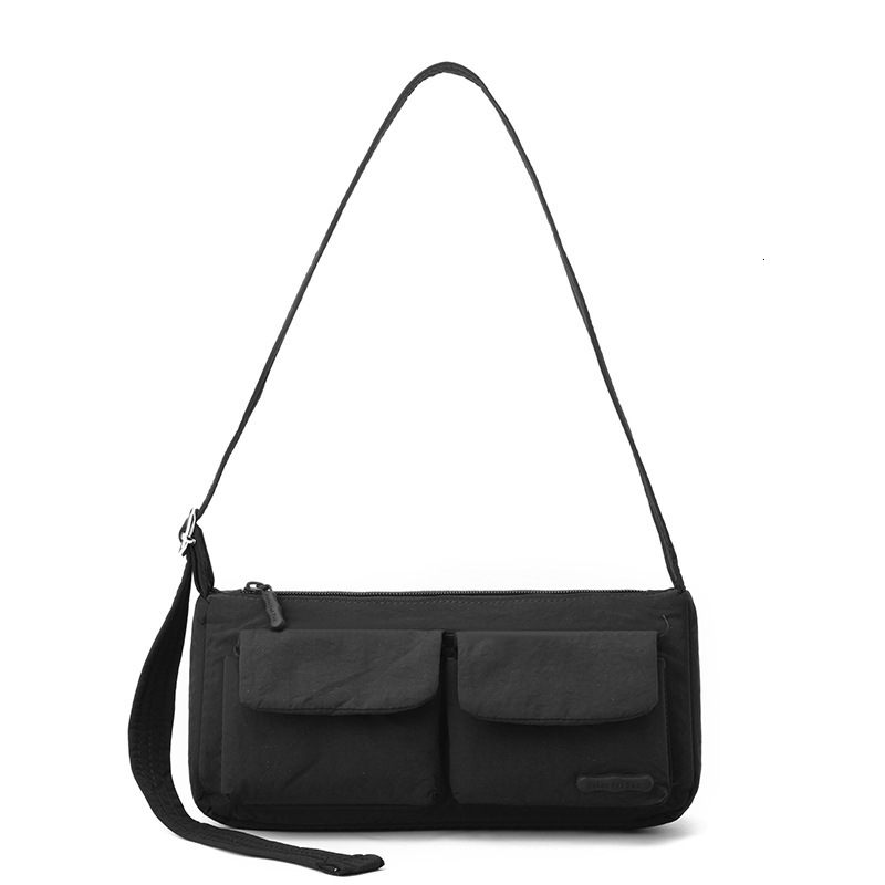 Colorful Fox Japanese and Korean New Style Women's Nylon Fabric Motorcycle Casual Commuting Artistic Cute Shoulder Bag ddmymoon