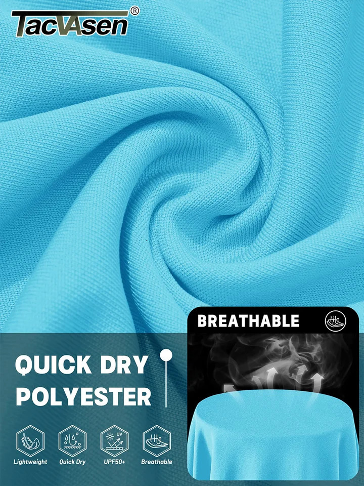 TACVASEN Summer Sun Protection Shirts UPF 50 Womens Long Sleeve V Neck Lightweight Quick Dry Tee Outdoor Pullover 250729