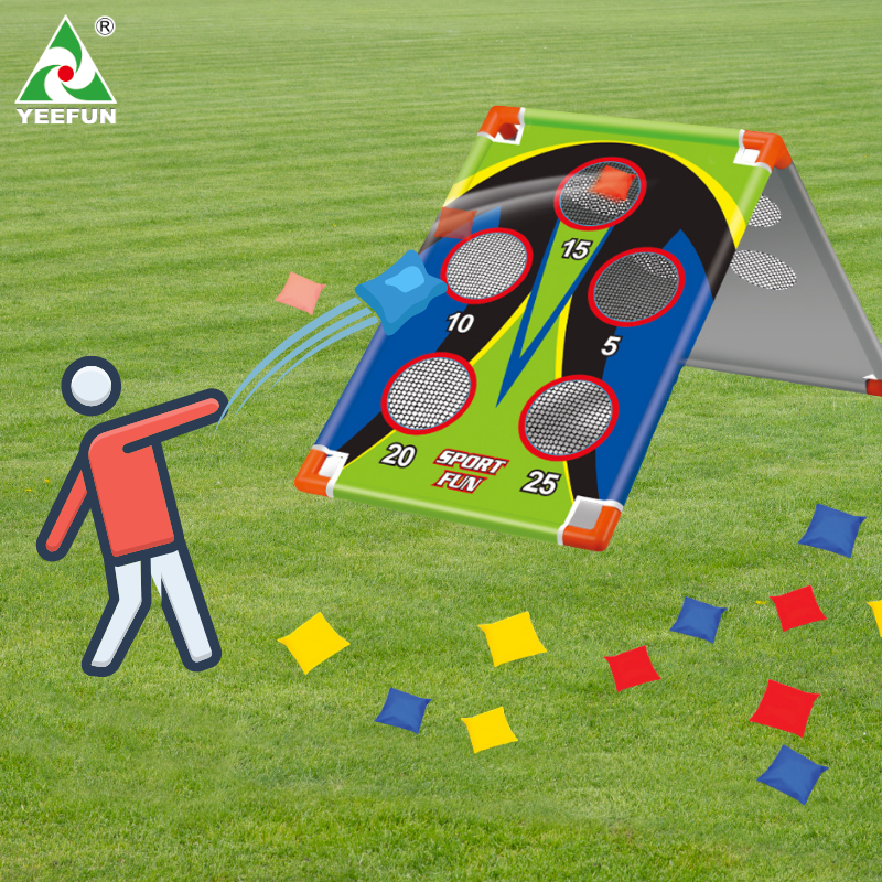Outdoor Safety Games Set: Engaging Kid's Play with Soft Ball Toss & Catch