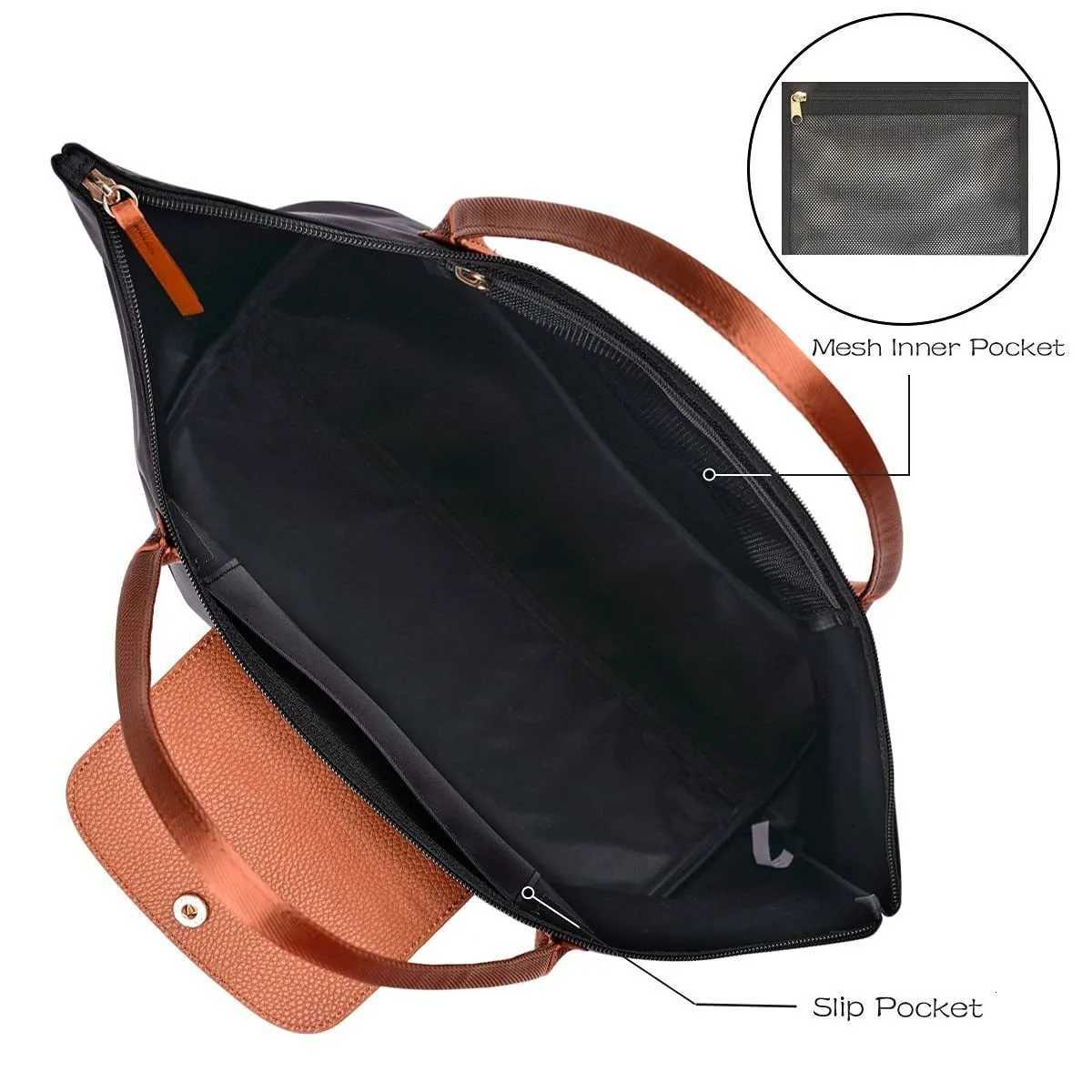 GM LIKKIE Shoulder Bag for Women Nylon Top Handle Foldable Weekend Hobo Handbag Y250729