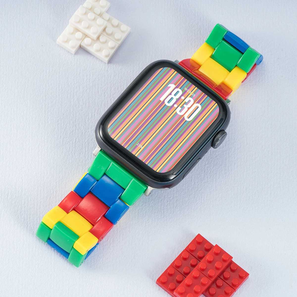 Can Resin Band for ple tra 2 49mm 10 7 8 9 41 45 40mm 42 44mm colored Str Wen Bracelet for I 6 SE Y250730