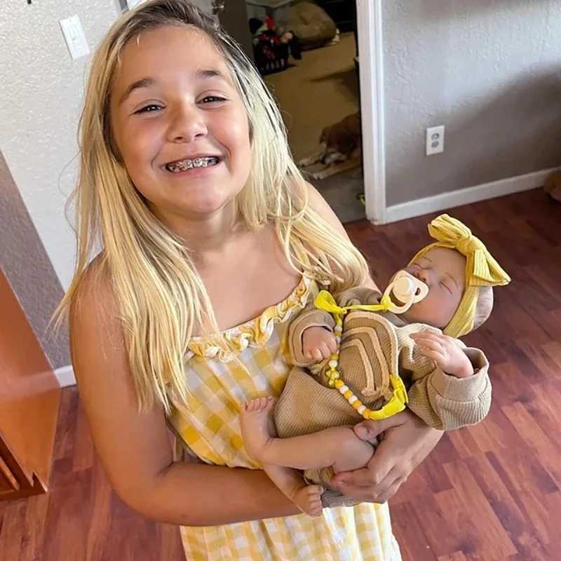 17-inch Levi Reborn Baby Doll Already Painted Finished Sleeping Vinyl Newborn Baby 3D Skin Visible Veins Collectible Art Doll XJ250730