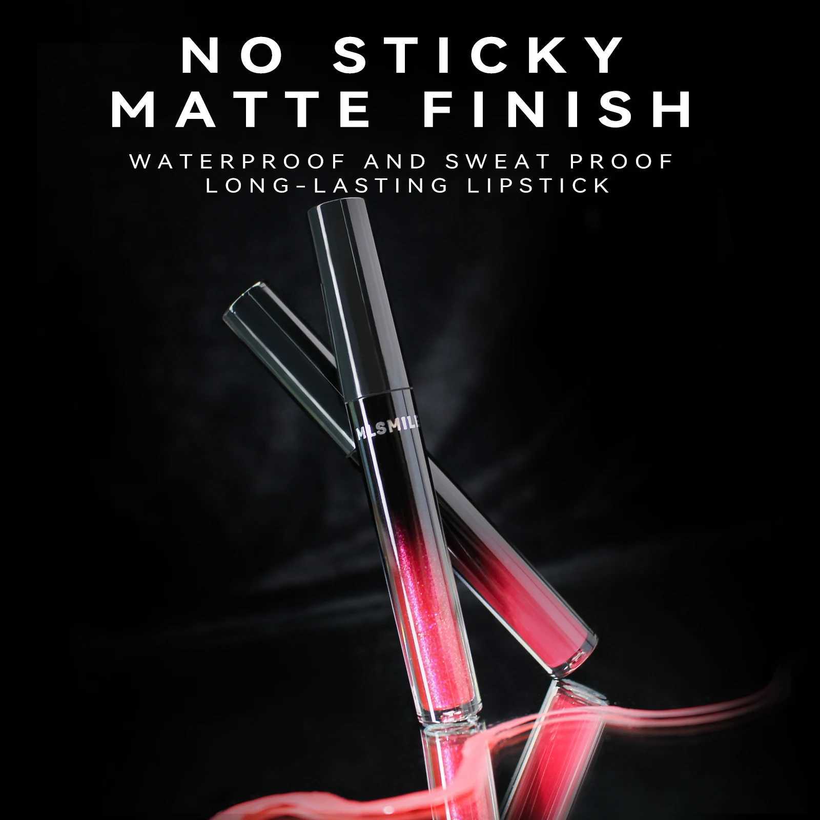 Low Light Matte Liquid Lipstick Highly Pigmented Quick Drying Waterproof Lasting Liquid Lip Gloss Hydrating Lip Care G250729