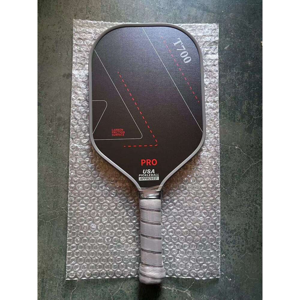 High-End T700 Carbon Fiber Pickleball Textured Matte Professional Competition Racket Same Model Ultra-Thick Graphite Core