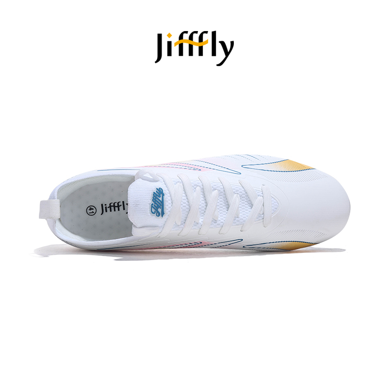 Jifffly Men's FG Long Spike Trainer Soccer Shoes for Youth Sports