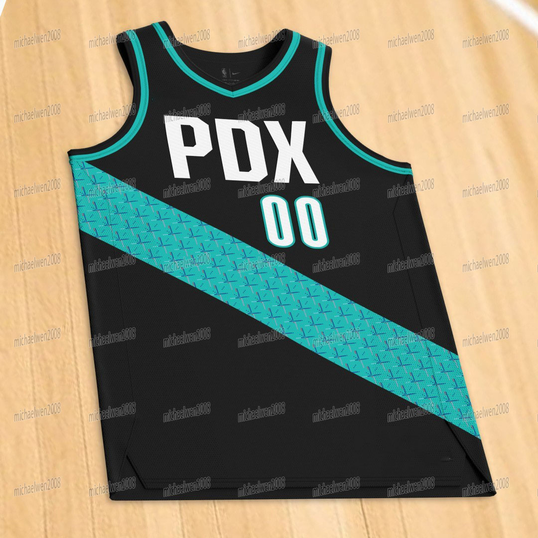 Personalized Custom Basketball Jersey 2025 NEW Jersey 0 Lillard Scoot Henderson Shaedon Sharpe Matisse Thybulle Embroidered Letter Number