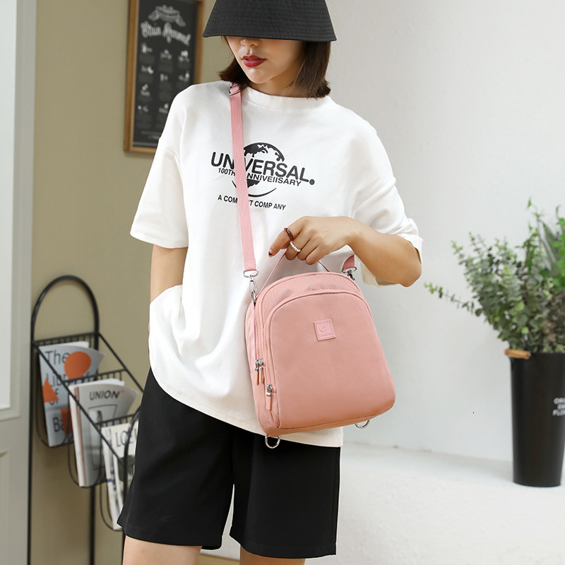 2025 New Multifunctional Backpack Waterproof Nylon Women's Shoulder Large Capacity Commuter Crossbody Bag ddmymoon