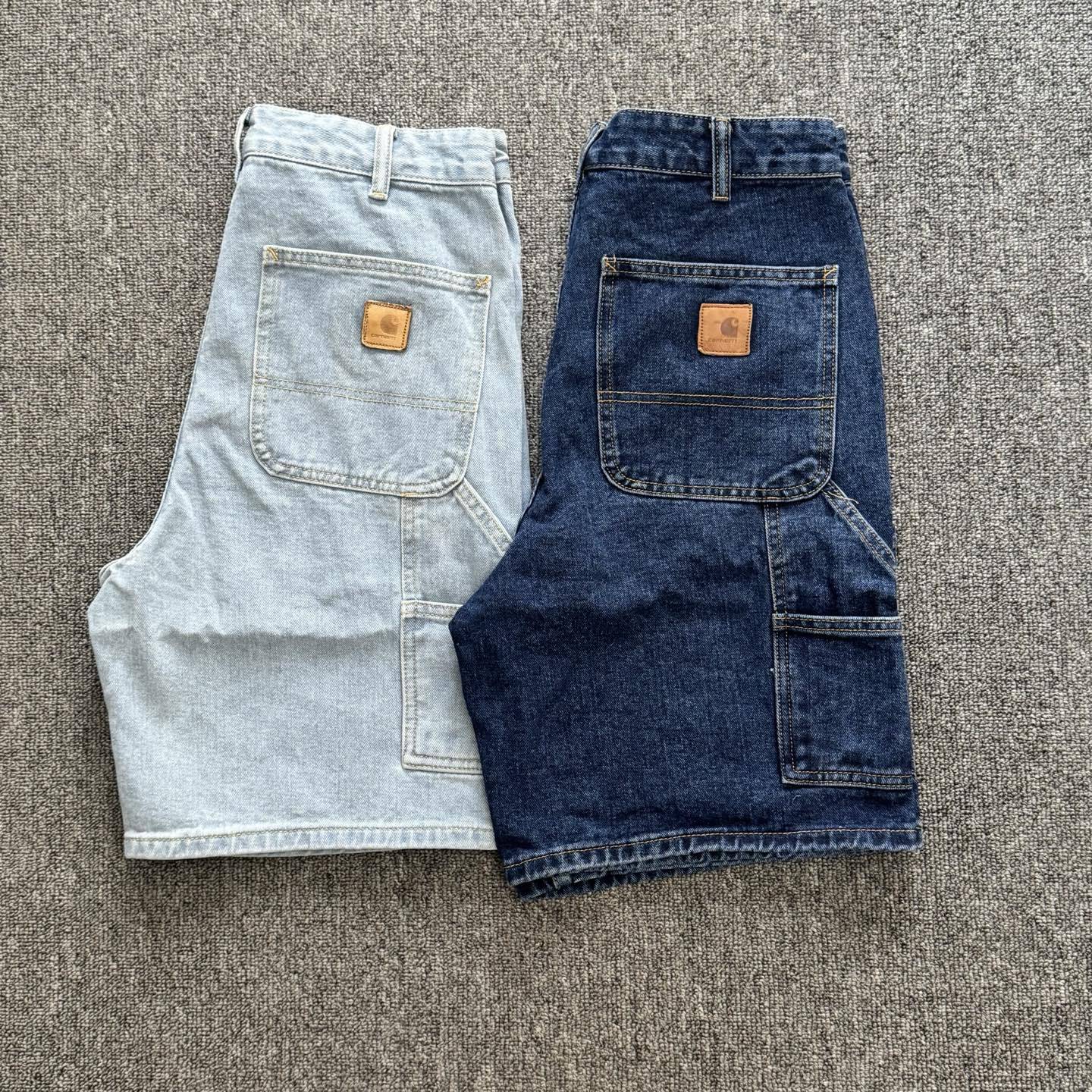 designer Denim shorts stone hartt men casual street shortpants Unisex hiphop vintage pocket Cargo Short 6688