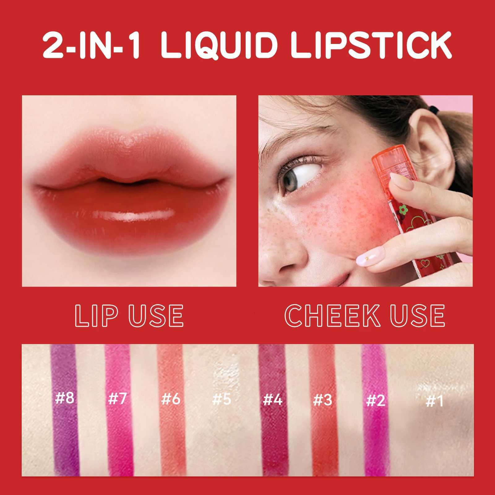 MLSMILE Ball Non-Stick Cup Lip Dye Liquid Lip Glaze Waterproof Long-Lasting Easy Color Lipstick Water Lip Gloss Transparent Lip G250728
