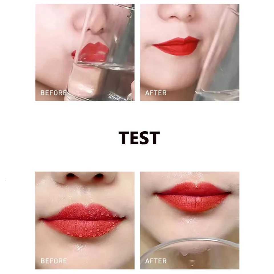 3 Color Non-Stick Lipstick Waterproof Long-Lasting Liquid Tint Moisturizing Tear-Off Lip Stain Color-Holding Formula G250729