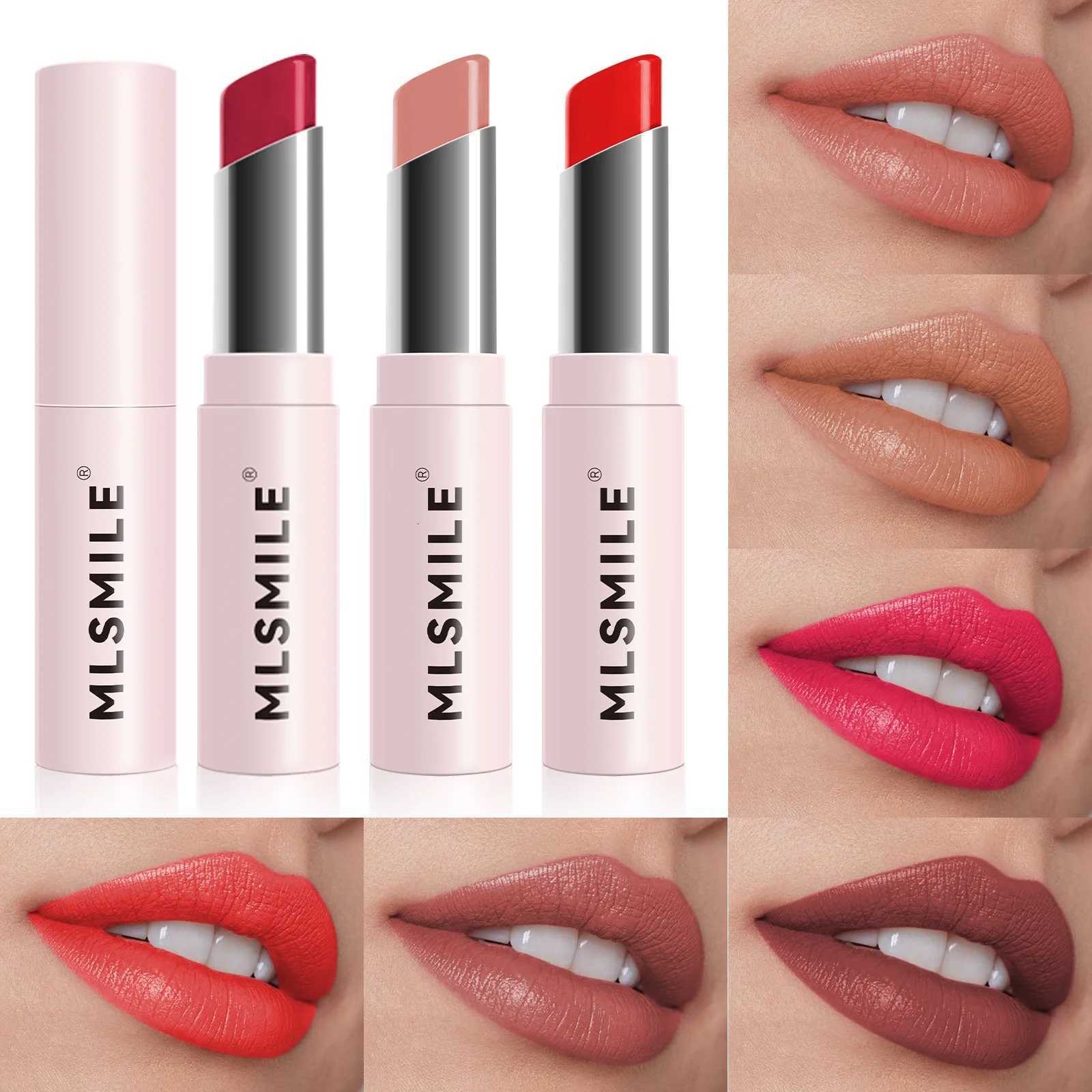 6 Colors Lipstick Long Lasting Waterproof Lip Stick Crayon Lip Balm Moisturizing Lip Gloss Rotatable Rouge Women Makeup G250729