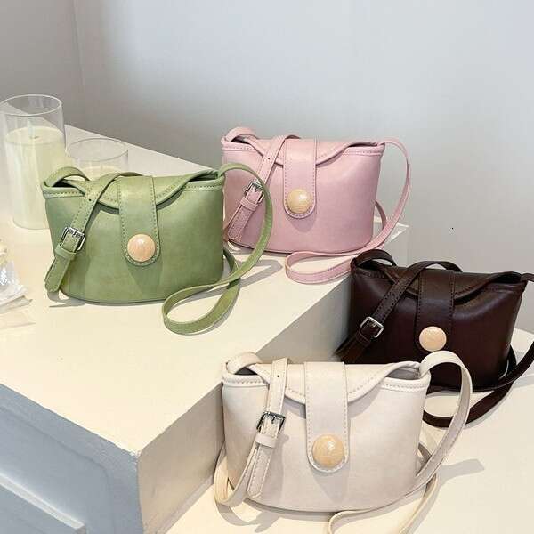 Casual Versatile Crossbody New Trendy Handbag Simple PU Bag Women's Niche Design