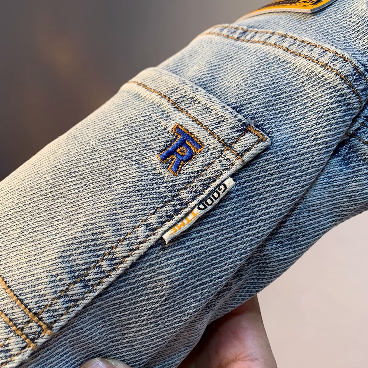 Summer casual jeans for men light-color retro matte and form-fitting 9-inch pants high-end light luxury skinny stretch men's pants