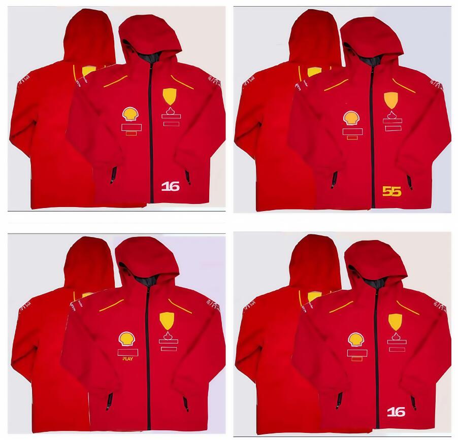 F12025 Team Jacket Formula 1 F1 Logo Waterproof Hoodie