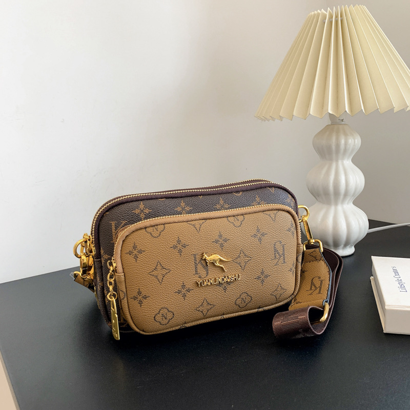 Free Shipping 2025 Women's New Fashion Square Bag Crossbody Shoulder Waist Bag Premium Craftsmanship Light Luxe