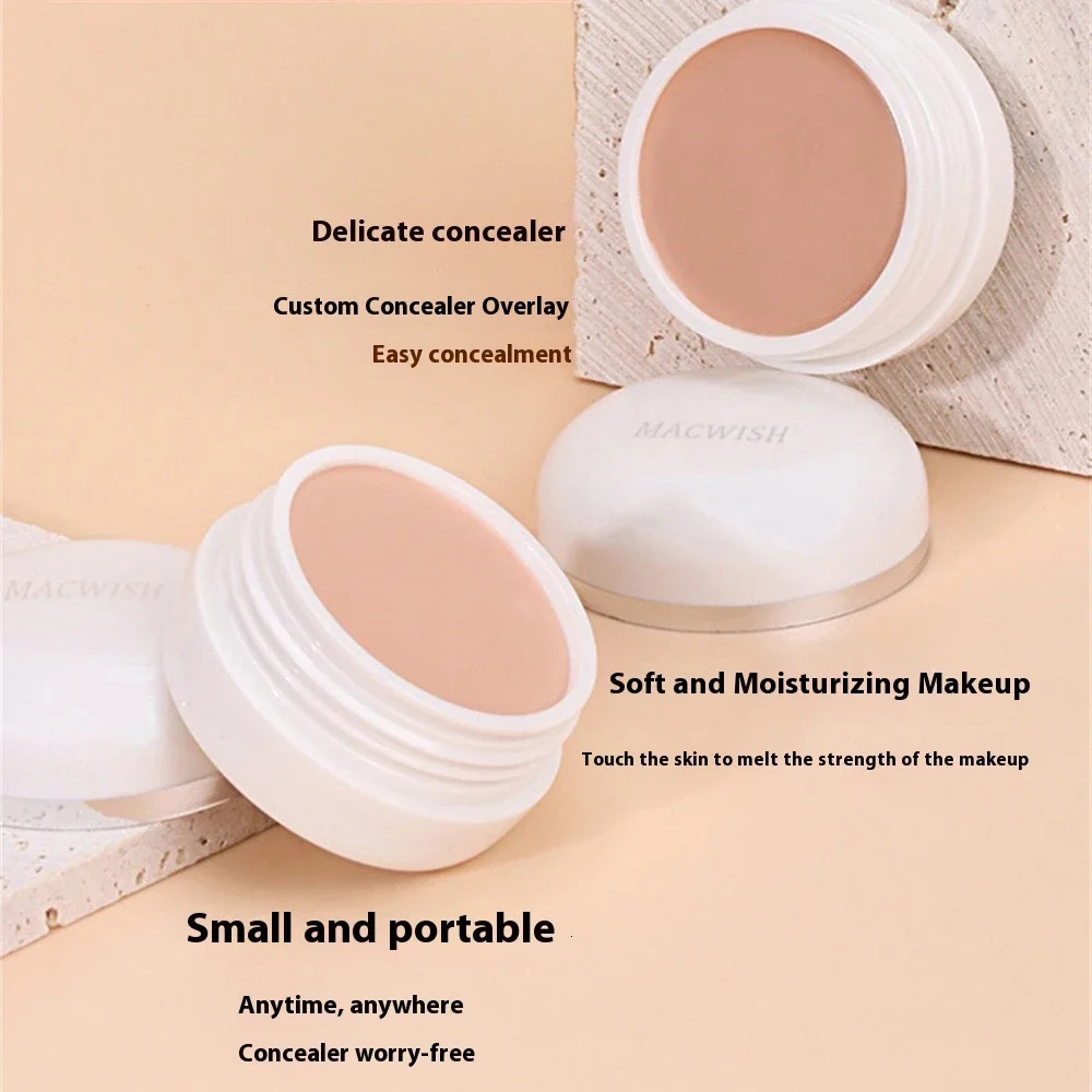High Coverage Concealer Cover Anti Dark Circle Freckle Lasting Waterproof Foundation BB Cream for Face Makeup Base Cosmetics 250730