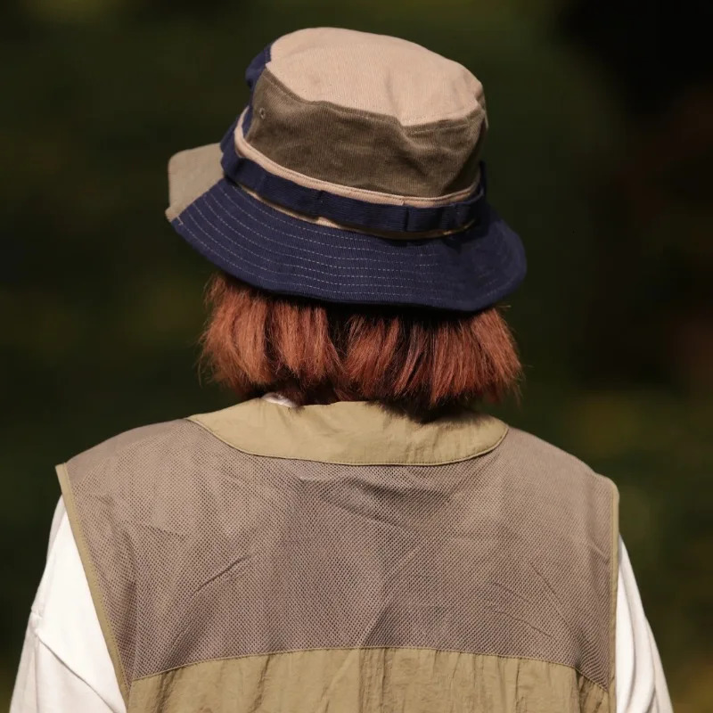 Japanese Street Color Contrast Light Core Plush Hat Fisherman Hat Men Literary Youth Outdoor Mountaineering Sunshade Hat Women 250724