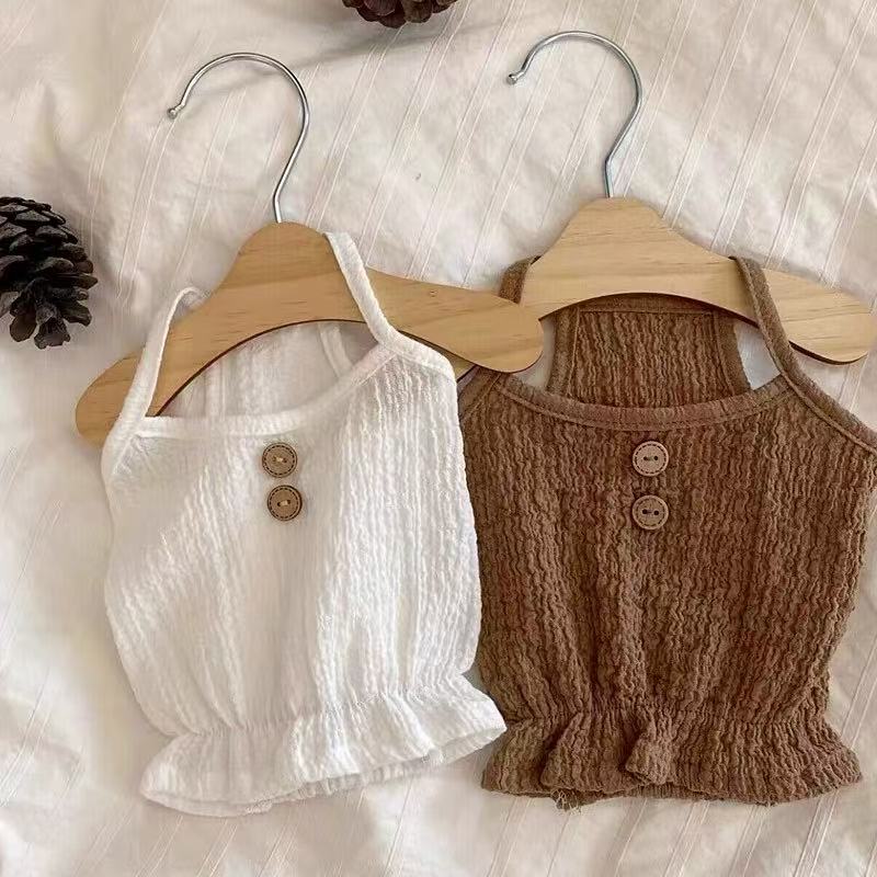 T850 Summer new pet clothes for cats, dogs, Teddy, Bichon, Schnauzer, Pomeranian, small puppy camisole