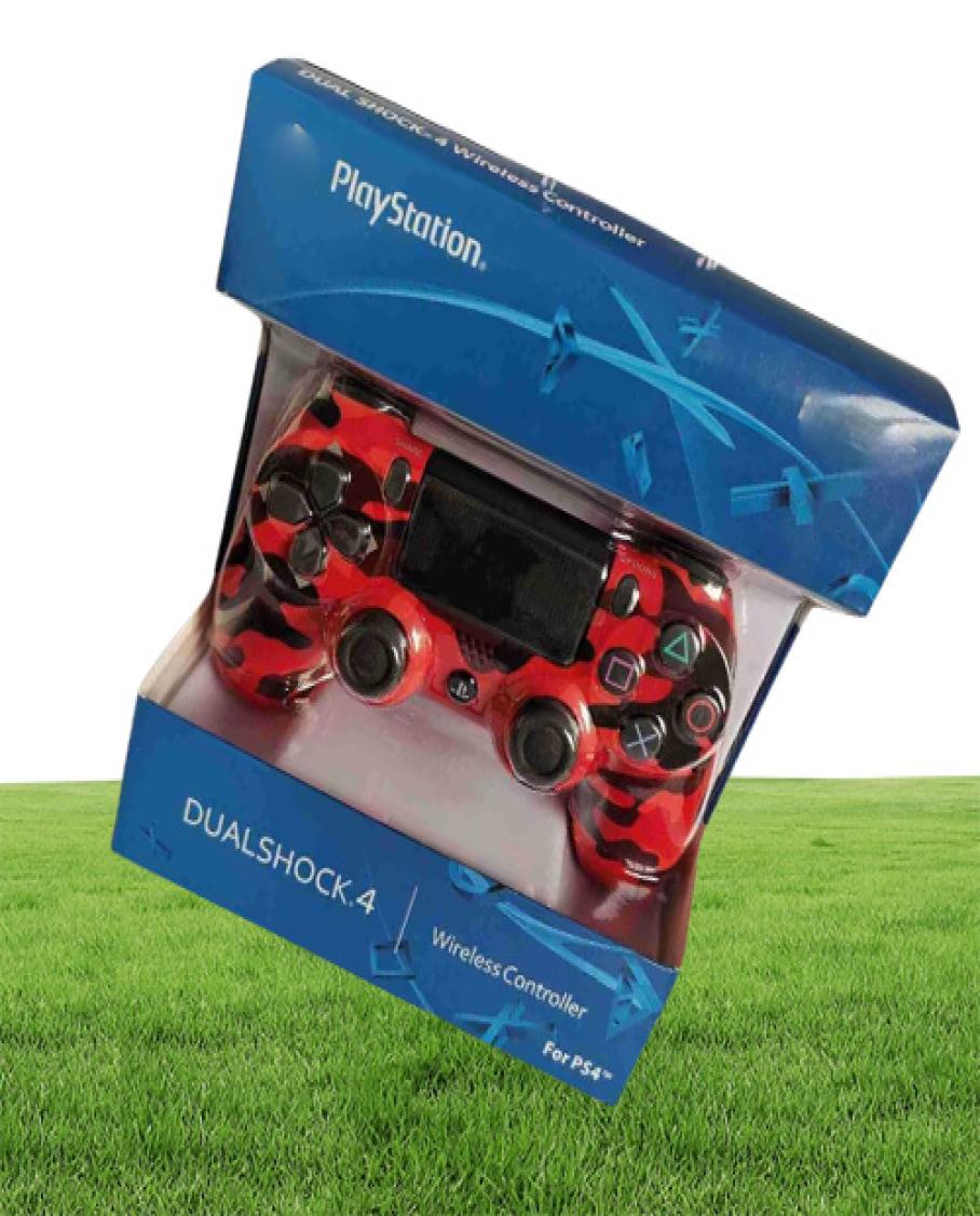 PS4 Wireless Bluetooth Controller Commande bluetoothes Vibration Joystick Gamepad Game Controllers Ps3 Play Station With Retail pa7123518