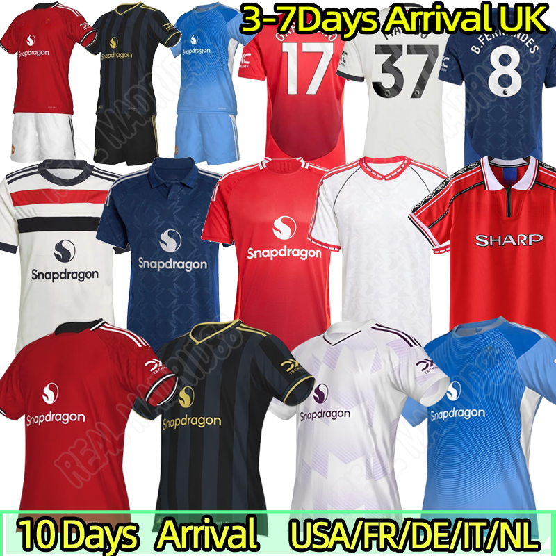 25 26 United Soccer Jerseys GARNACHO HOJLUND MARTINEZ CUNHA football shirt B. FERNANDES men kids kits MAINOO ZIRKZEE AMAD YORO Onana 16-28 3XL 4XL