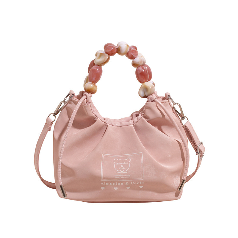 Summer new women's handbag new fashion multifunctional fashion bead handbag casual fashion large capacity crossbody bag women's shoulder bag