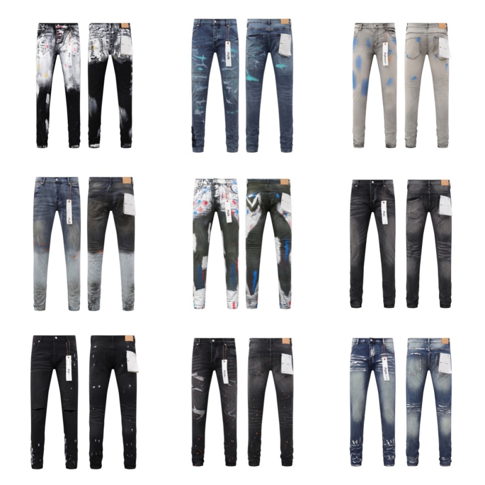 designer mens Jeans Elasticity Jean Hombre trousers Men and women fashion brand luxury pants denim pant Trend Brand Motorcycle Pants Mens Skinny LOGO buttons 06