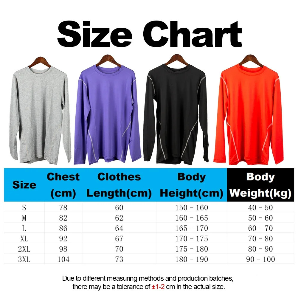 Men Compression Running TShirt Gym Sportswear Training Jogging Shirts Fitness Tight Long Sleeve Sport Tshirt Quick Dry Clothing w250729