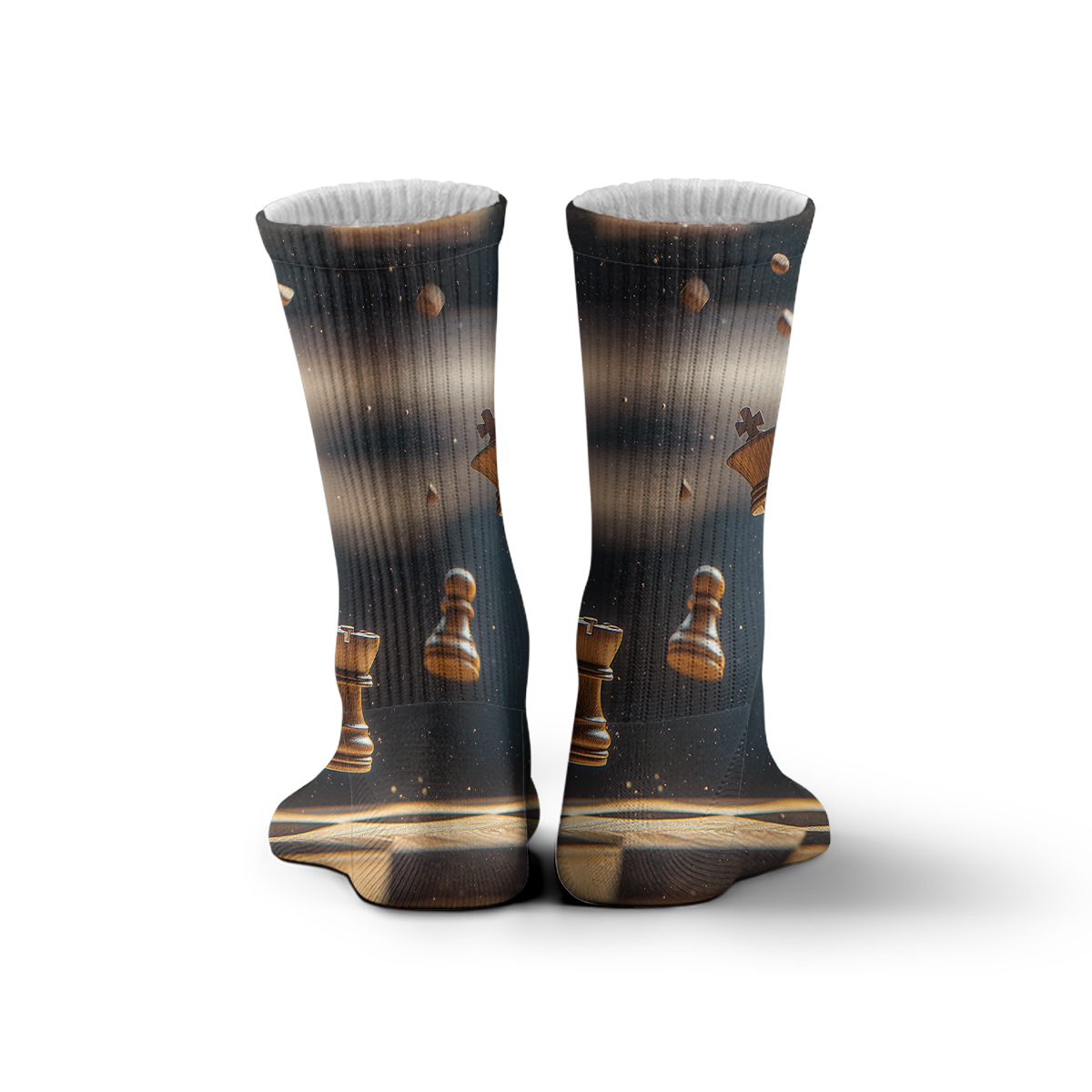 Chess Piece 3D Print Unisex Tube Sock C107