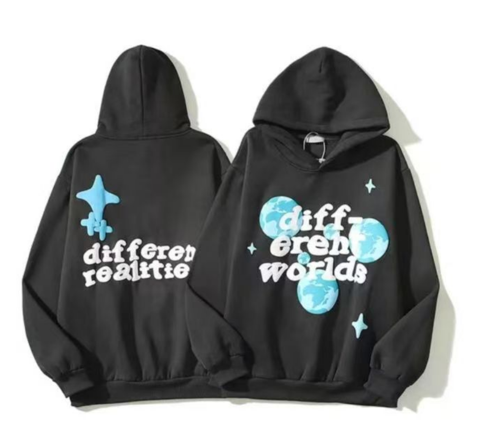 Fashion designer Y2K Harajuku Culture Crystal Hoodie American Mens and Womens Casual Loose Sportswear Gothic Winter Clothing